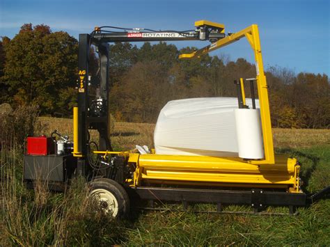 bale wrapper for skid steer|ag wrap bale wrappers.